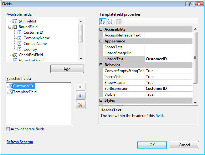 Template Controls In Gridview Datasource
